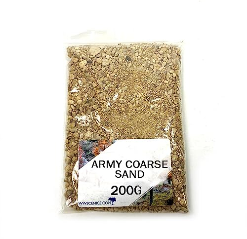 WWS War World Scenics WWScenics Modell Grob-Sand | 200g Beutel | Basing Materialien Diorama Modellbau