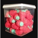 Fraise géante X 50 guimauve en tupper 1 kg