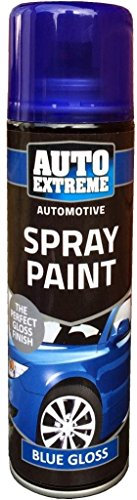 250ml Auto Spray Paint Blue 1908 Spray Can Household Car Van Bike Aerosol Paint (2 Pack)