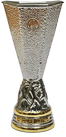 UEFA EUROPA LEAGUE Unisex Vuxen Uefa-el-80 UEFA EUROPA LEAGUE replika pokal 80 mm storlek, silver, 80 mm EU