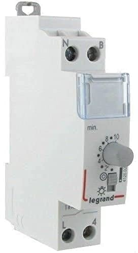 Legrand 412602 Zeitschaltuhr, 230 V, 50 Hz/60 Hz, Ausgang 16 A, 250 V, 1 Modul