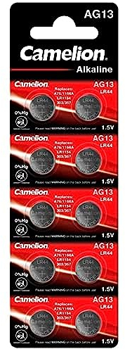 Batteria Pila Alcalina a Bottone CAMELION AG13/LR44/LR1154/357