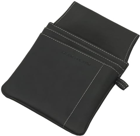 Holster Étui de serveur en cuir véritable Noir