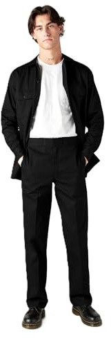 Dickies Men's 874 Original Work Pant Workwear Trousers, Black, 30W / 32L