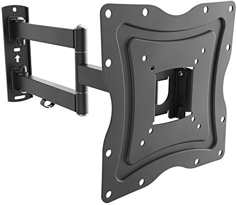 RICOO Monitor-Väggfäste, Vridbart, Lutbart för 29-50 Tum, Universell TV-Hållare S222 för Vägg, 32 Tum, Upp Till 30 kg, Max. VESA 200 x 200 mm