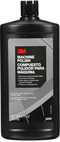 3M Machine Polish, 39009, 1 pt (16 fl oz/473 mL) , Gray