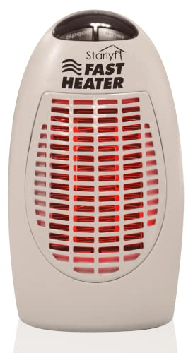 Starlyf Chauffage soufflant Fast Heater Deluxe 400 W, portable et puissant, mini chauffage