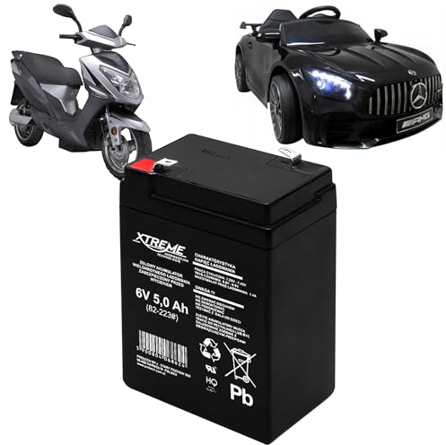 Xtreme Blei-Akku Gel Battery Lead Acid Battery Batterie Akku (6V 5Ah)