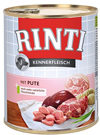 Rinti Pur Kennerfleisch Lamm für Hunde, 24er Pack (24 x 400 g)