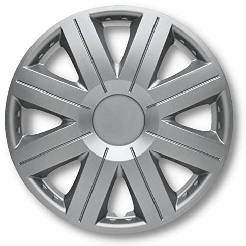 Albrecht 13 Zoll Radkappen silber für Stahlfelgen - Cosmos Radzierblenden aus hochwertigem Kunststoff - Langlebige Radblenden in originaler Albrecht Verpackung - Made in EU