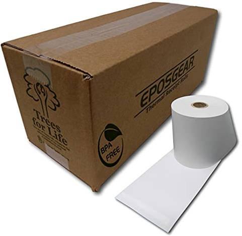 EPOSGEAR 20 Rolls 57mm x 57mm 57x57 Thermal Paper Till Cash Register Machine Receipt Printer Rolls