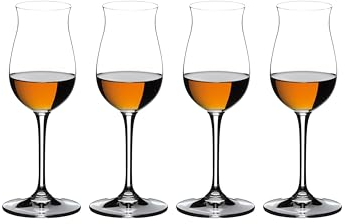 Juego de copas Riedel para mezclar coñac, 4 piezas, copas de coñac, vaso de cristal, 175 ml.