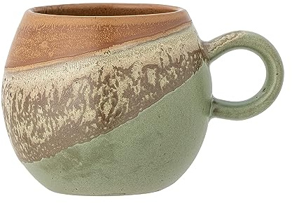 Bloomingville Paula Tasse 275 ml, Steingut, D9 cm, H8 cm – Perfekt für deinen täglichen Kaffee- oder Teegenuss, edler Kaffeebecher für deinen Frühstückstisch