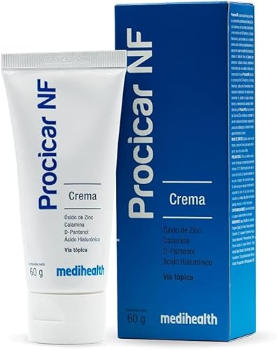 Procicar NF Scar Cream - Calamine, Zinc Oxide, D-Panthenol & Hyaluronic Acid Formula - for Wound Healing, Pruritus Relief, UV Protection, Hyperpigmentation Prevention - 60g / 2.1 oz