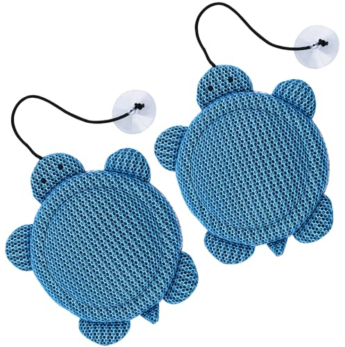 SVBAQUUY Absorbeur d'écumes de tortue pour jacuzzi, nettoyant pour bain à remous - Éponges réutilisables et lavables pour spa et piscine - Garde l'eau propre
