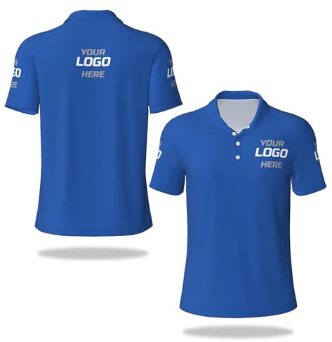 Naispanda Camisa de Polo Personalizada para Hombres Mujeres Camisas de Golf con Logotipo Personalizadas con Texto Imagen Ropa de Trabajo Personalizada Camiseta Uniforme