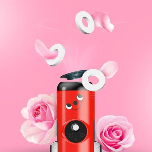 CERTIFIED Henry Hetty Vacuum Quick Scent Pods Hoover Air Freshener Discs For All Vacuum Bags (Pack Of 10) - Vanilla Scent (Rose)