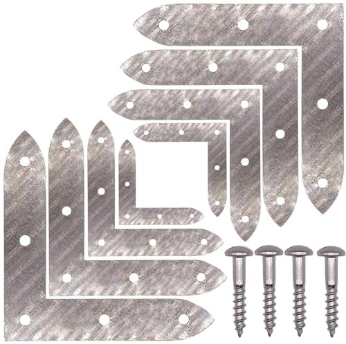 SKIR'CO Staffe angolari piatte a forma di L, 100 x 100 x 20 mm, in alluminio, ad angolo retto, piastre di giunzione in metallo, connettori angolari piatti, 8 pezzi