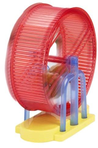 Mascota Interactiva | Juguetes de Animales Electrónicos Hámster,Hamster De Peluche Simulacion Electronico Con Soporte Y Rueda De Ejercicio - Entretenimiento para Gatos Perros Niños Niñas Cumpleaños