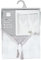 douceur d'intérieur, Paire de Voilages à Passants (2 x 60 x 120 cm) Duo Blanc/Gris, Voile Bicolore