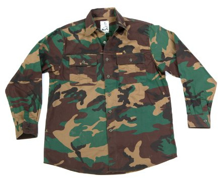 fratelliditalia.org Camicia Uomo Caccia Tasche Sport Escursioni Colori Verde Mimetico Bosco