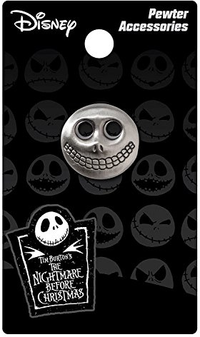 Nightmare Before Christmas Pewter Lapel Pin Barrel Mask