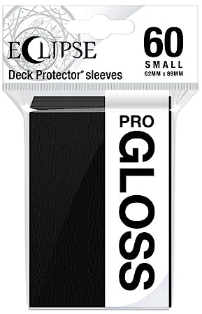 Ultra Pro - Eclipse Gloss Small Sleeves 60 Pack - Jet Black