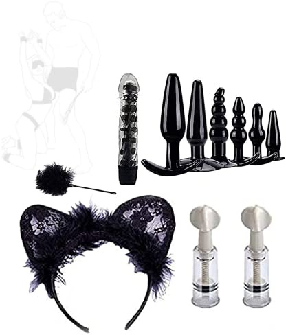 Mjuk Silica Gel Annál Pearl Plūg Ball Toy Kvinnors Bùttplúg Träningstillbehör Kit 8-delat set.