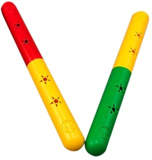 Yardwe 2 Stück Kinder Tanz Relaisstäbe aus Abs Tragbar und Einfach zu Übergeben für Staffellauf und Leichtathletik Übungen Zufällige Farbe