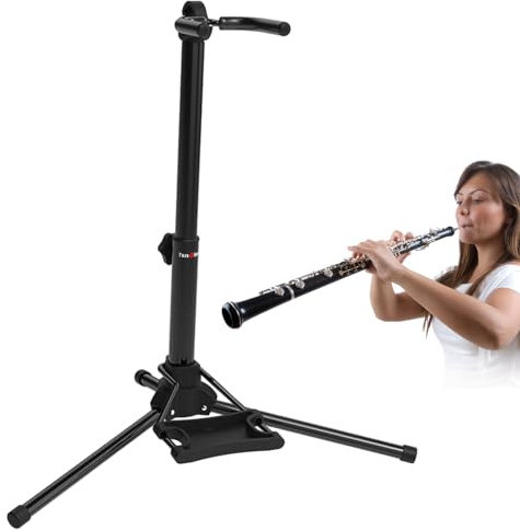 Besreey Elektronischer Blasinstrumentenständer | Stativhalter Ständer - Blasinstrumentenzubehör, Höhenverstellbar, Blasinstrumentenständer für Digitales Blasinstrument
