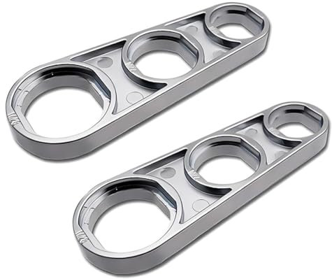 GXGM 2 Pièces Clé M18/M18,5/M20/M22/M24/M28 Régulateur De Jet, Buse Mélangeuse, Aérateur, Robinets Mousseurs Clé, Cartouche Mélangeuse, Filtre De Robinet, Bec En Nid D'Abeille Chromé(B)