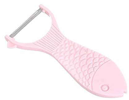 HGDXDP Pelafrutta Plastica + pelacciata in Acciaio Inox Tipo di Pesce Dimensioni semplici 14,5 cm * 6.6 cm * 1 cm