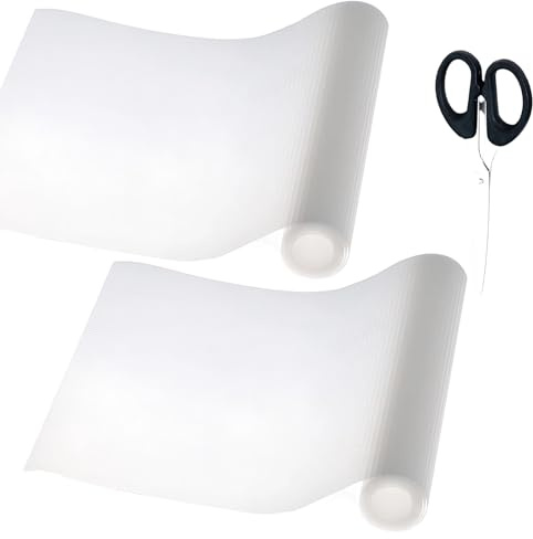 Drawer Liners, 3 Pack Kitchen Drawer Liner, Waterproof Shelf Liner for Cupboards, Cabinets, Refrigerator, Wardrobe, Non-Slip, Easy to Cut, 30 x 150 cm