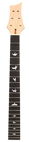 Mtlavishness Electric Guitar Neck Professionellt utformad utsökt utförande Idealisk för elektriska gitarrer Solid Wood Neck Blackwood Fingerboard 22 Frets Scale Längd Ca 24 3 4in