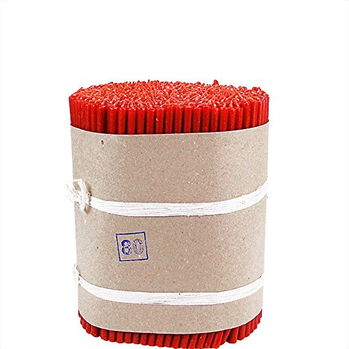 NKlaus 975 g (ungefär). 200 st. Altarljus röd sot droppfri påskljus L: 17,5 cm 36255
