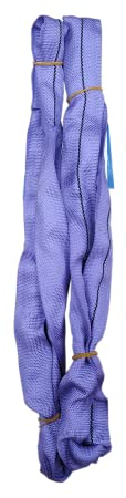 ALFA LOGISTIK® Lot de 2 boucles rondes ENorm1492-2 - 1 m de circonférence Violet (2, 4, 6 pièces)