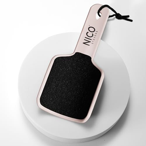 Lima per piedi per la rimozione di pelle dura e calli, raspa esfoliante curva su entrambi i lati, con impugnatura comoda, carta vetrata a grana forte 100/180, raschietto professionale per talloni e