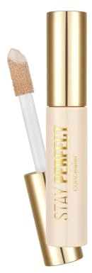 Flormar Stay Perfect Concealer – correttore liquido con applicatore jumbo – copriocchiaie correttore occhi idratante e coprente, texture cremosa & lunga tenuta – ideale per trucchi donna, 001 Fair