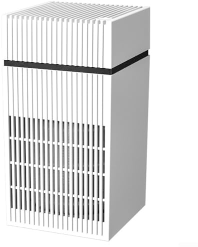 DAZZLEEX Purificador de aire portátil con filtro HEPA de carbón activado, filtración de 3 etapas, alimentado por USB-C, funcionamiento ultra silencioso para viajes en casa (blanco)
