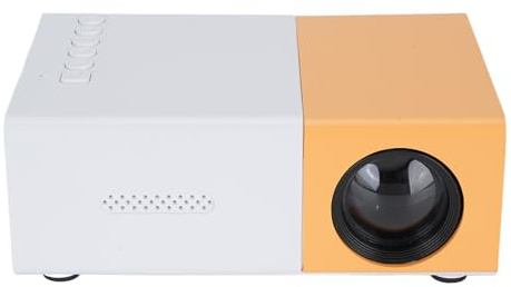 ASHATA de Películas Pequeñas LED, Full HD 100ansi 6000LM Mini Portátil Portable con USB Screen Mirroring para iOS Laptop TV Stick Interior Al Aire Libre