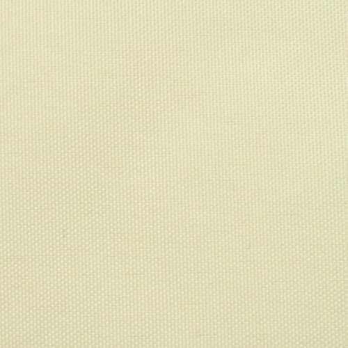 Gecheer Paravento da balcone, tessuto oxford 75x400 cm, crema, per privacy