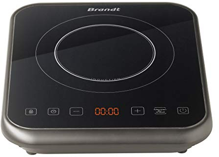 Brandt TI1FSOFT Placa de Inducción de 1 fuego, Portátil, 2000 W, Negra