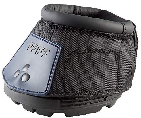 PFIFF 102855 Pferde Hufschuh Behandlungsschuh, 1 Stück, Schwarz-Blau Gr. 0