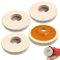 4 Pcs Wolle Polieraufsatz Winkelschleifer, 125mm Polierscheibe Winkelschleifer, für Polierscheiben für Bohrmaschine, Winkelschleifer Schleifschleifen Tool（Extra dick 12mm）