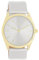 Oozoo - Timepieces Damen Uhr in Silver metallic | Armbanduhr Damen mit Lederarmband | Moderne Uhr für Frauen | Edle Analog Damenuhr in rund C11330 (40mm Gehäuse)