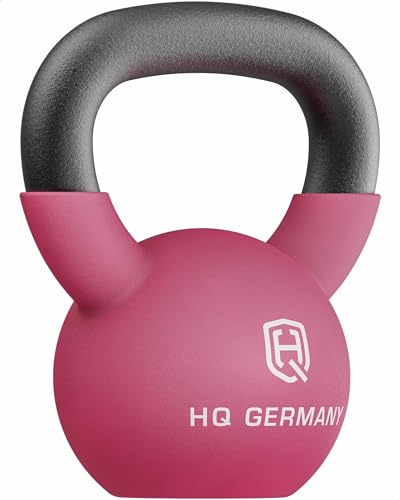 HQ Germany® Neopren Kettlebell | Vollguss | 2-32kg | Starter-Sets | ±2,0% Gewichtstoleranz, Gewicht:08KG