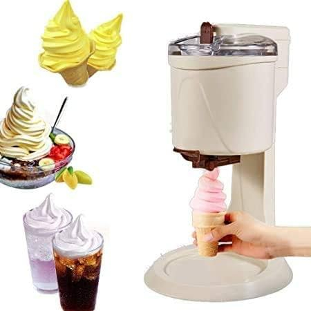LZDOYY Machine à crème glacée Molle, Mini Machine à crème glacée Molle aux Fruits, Machine à Sorbet Gelato Machine à Yaourt glacé, idéale for Faire des sorbets sains, sorbets,110V