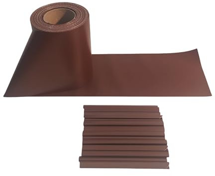 NG NICCOLAI STRISCIA FRANGIVISTA IN PVC VARI COLORI 19X3500 CM CON CLIPS DI FINECORSA INCLUSE (MARRONE)