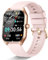 ZIMAOER Smartwatch mit Telefonfunktion, 1,85 Smartwatch Herren Damen, Smart Watch Fitnessuhr 120+ Sportmodi, Fitnessuhr mit Herzfrequenz Schlafmonitor Schrittzähler für Android iOS (Rosa)