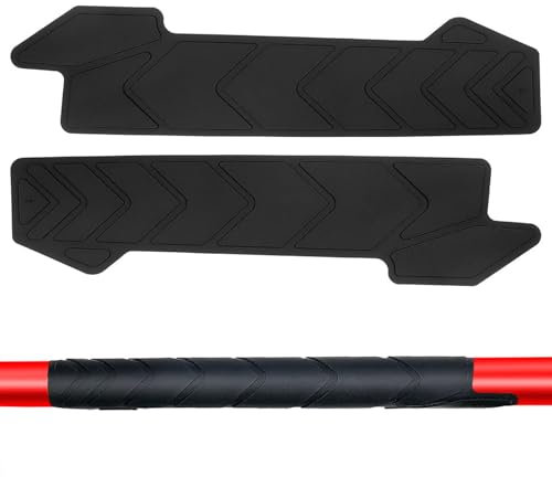 Oiieco 2Pcs MTB Chainstay Protector, Bike Chain Rub Protector, Bicycle Chainstay Protection Sticker, Silicone Bicycle Frame Protection Tape Against Scratches and Damage Without Residue